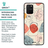 Abstract Faces Glass Case for Samsung Galaxy S10 lite