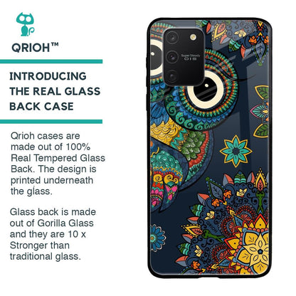 Owl Art Glass Case for Samsung Galaxy S10 lite