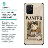 Luffy Wanted Glass Case for Samsung Galaxy S10 lite