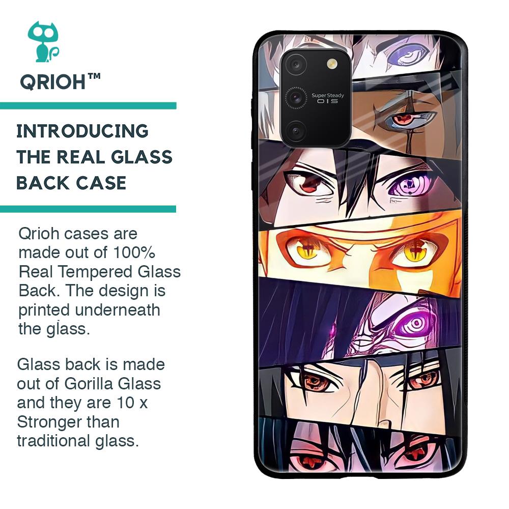 Anime Eyes Glass Case for Samsung Galaxy S10 lite