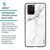 Modern White Marble Glass case for Samsung Galaxy S10 lite