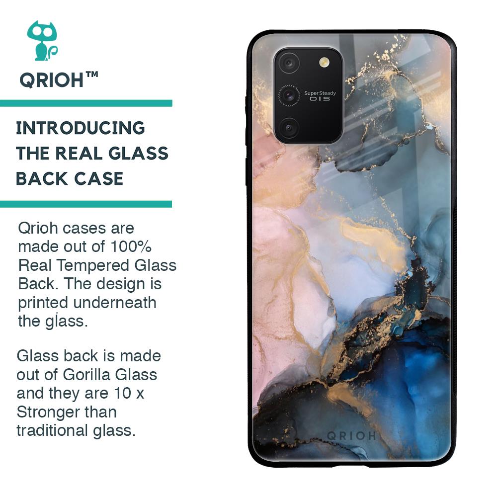 Marble Ink Abstract Glass Case for Samsung Galaxy S10 lite