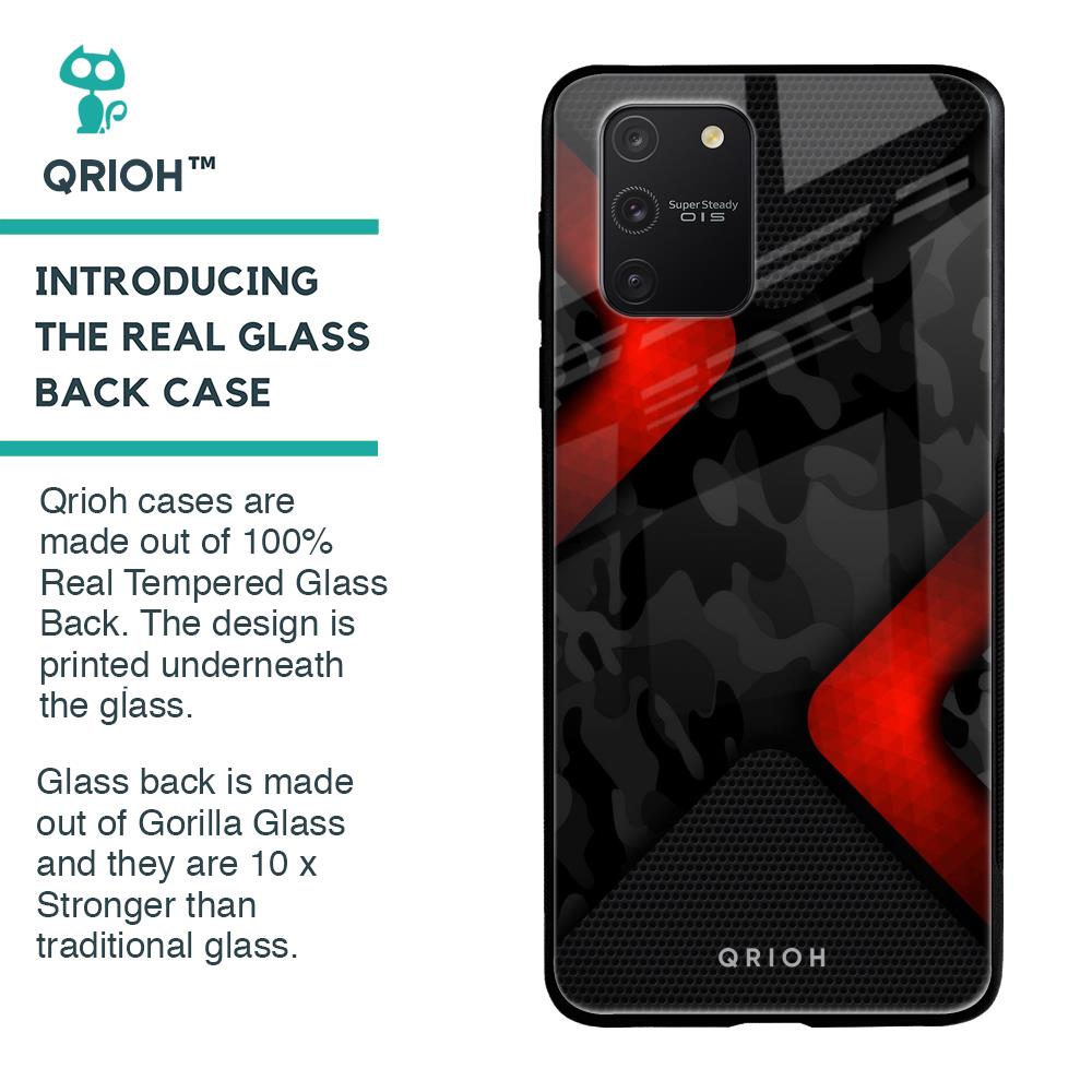 Modern Camo Abstract Glass Case for Samsung Galaxy S10 lite