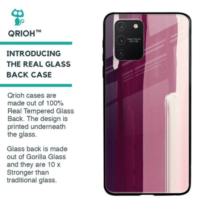 Brush Stroke Art Glass Case for Samsung Galaxy S10 lite