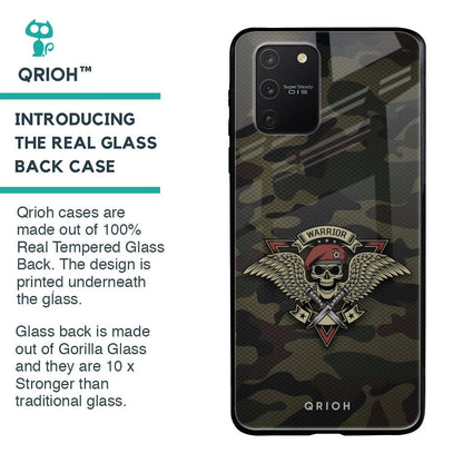 Army Warrior Glass Case for Samsung Galaxy S10 lite