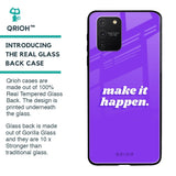 Make it Happen Glass Case for Samsung Galaxy S10 lite