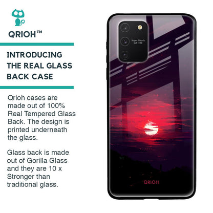 Morning Red Sky Glass Case For Samsung Galaxy S10 lite