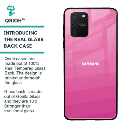 Pink Ribbon Caddy Glass Case for Samsung Galaxy S10 lite