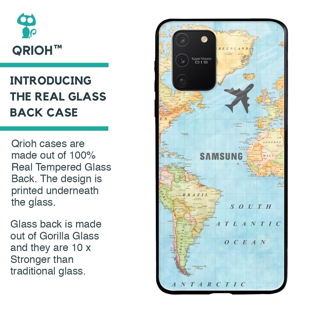 Fly Around The World Glass Case for Samsung Galaxy S10 lite
