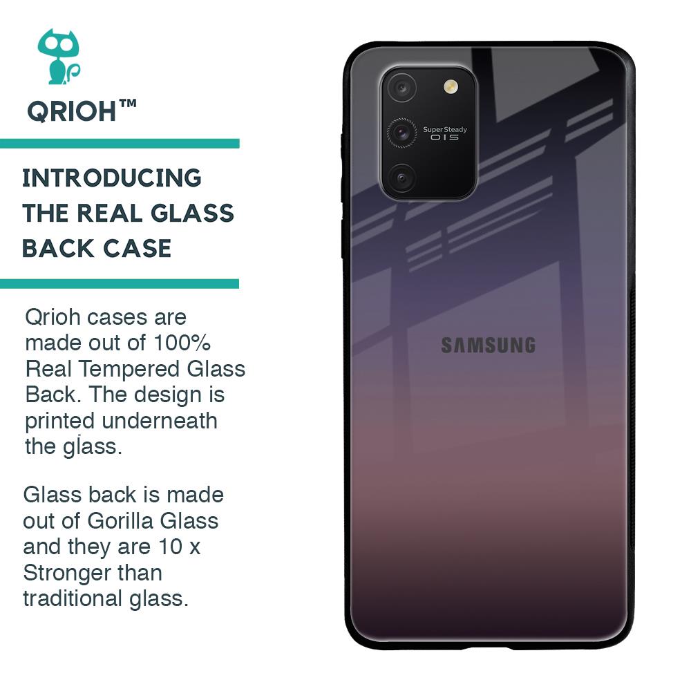Grey Ombre Glass Case for Samsung Galaxy S10 lite
