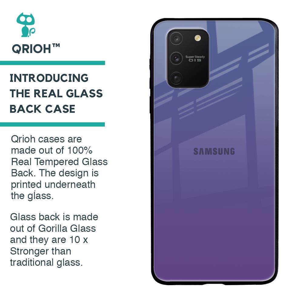 Indigo Pastel Glass Case For Samsung Galaxy S10 lite