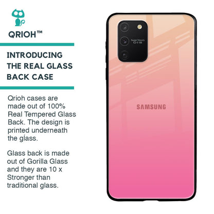Pastel Pink Gradient Glass Case For Samsung Galaxy S10 lite