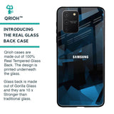 Polygonal Blue Box Glass Case For Samsung Galaxy S10 lite