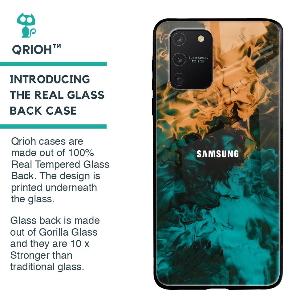 Watercolor Wave Glass Case for Samsung Galaxy S10 lite