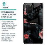 Tropical Art Flower Glass Case for Samsung Galaxy S10 lite