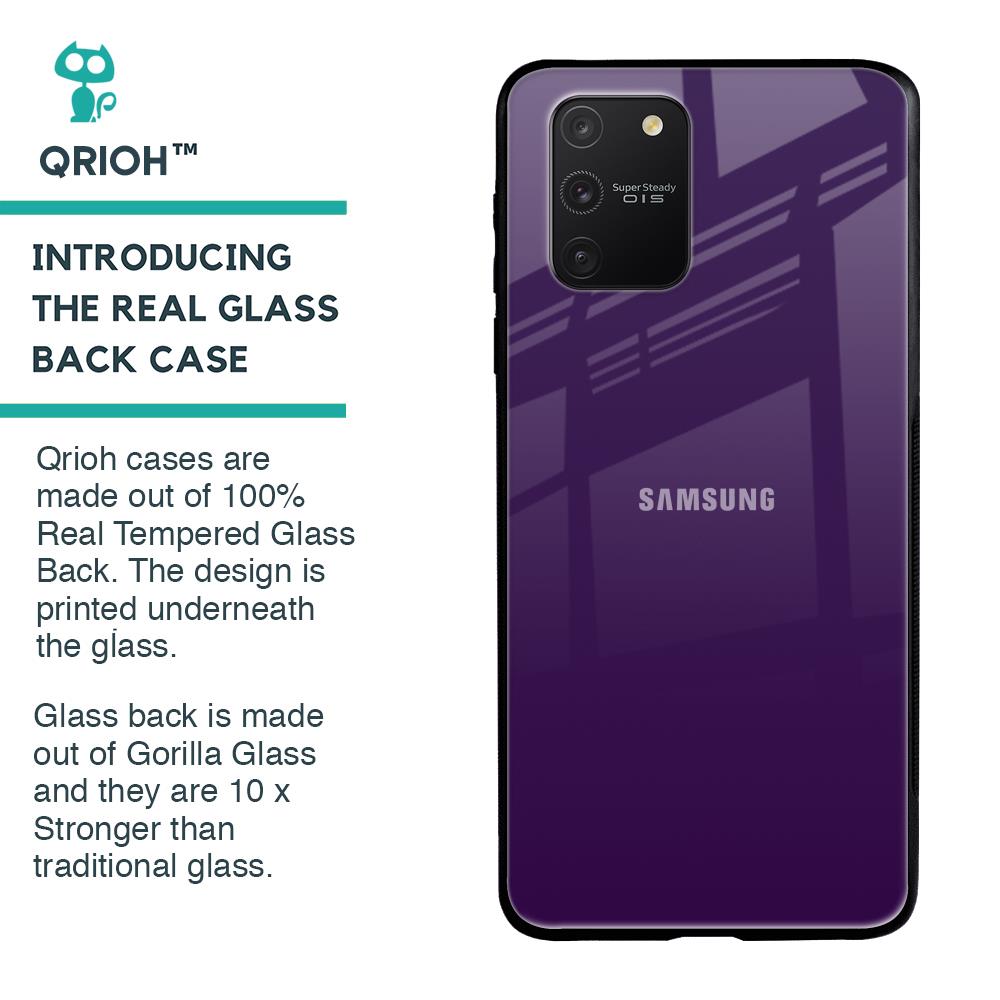 Dark Purple Glass Case for Samsung Galaxy S10 lite