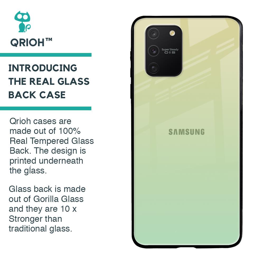 Mint Green Gradient Glass Case for Samsung Galaxy S10 lite