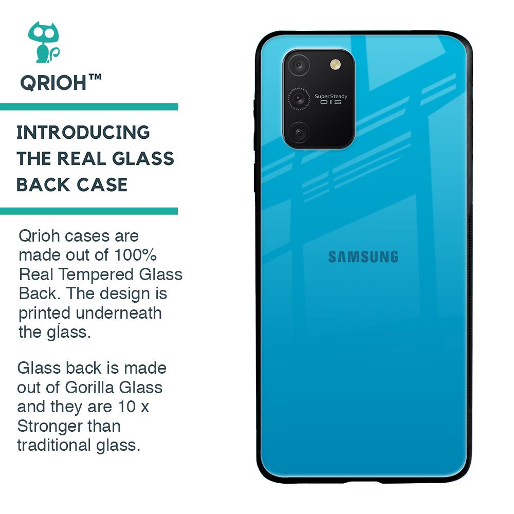Blue Aqua Glass Case for Samsung Galaxy S10 lite
