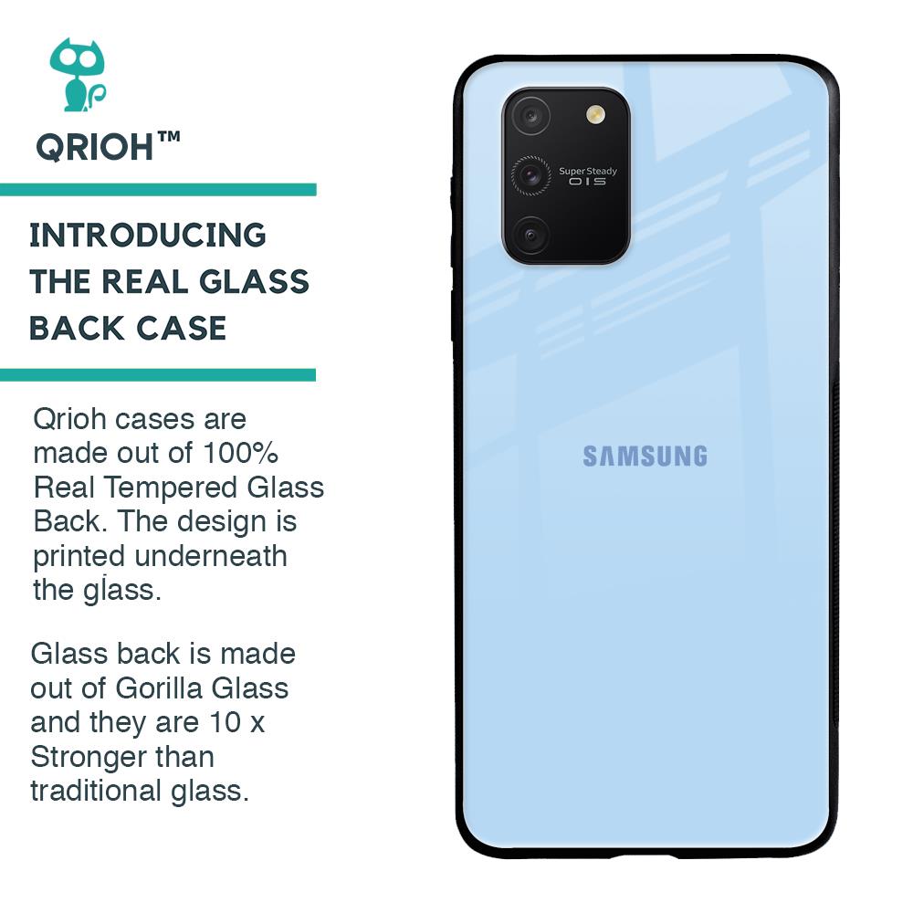 Pastel Sky Blue Glass Case for Samsung Galaxy S10 lite