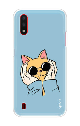 Attitude Cat Samsung Galaxy A01 Back Cover