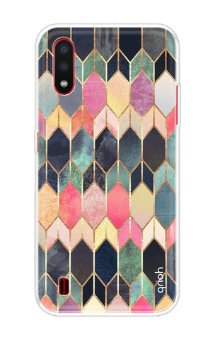 Shimmery Pattern Samsung Galaxy A01 Back Cover