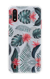 Retro Floral Leaf Samsung Galaxy A01 Back Cover