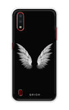 White Angel Wings Samsung Galaxy A01 Back Cover