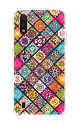 Multicolor Mandala Samsung Galaxy A01 Back Cover