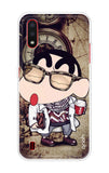 Nerdy Shinchan Samsung Galaxy A01 Back Cover