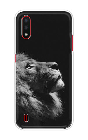 Lion Looking to Sky Samsung Galaxy A01 Back Cover