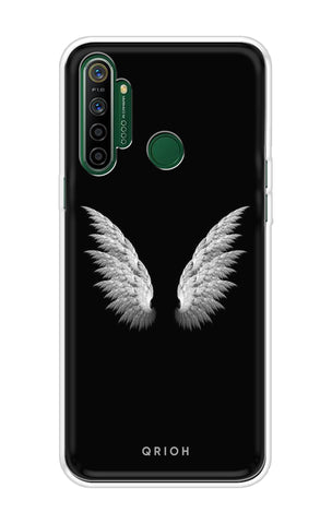 White Angel Wings Realme 5i Back Cover