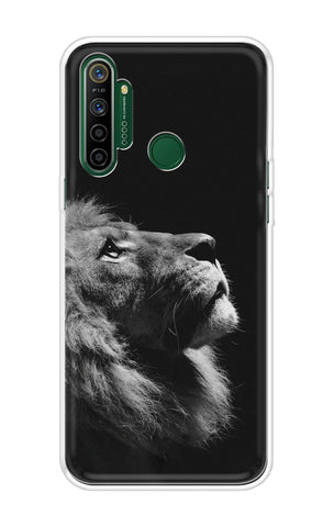 Lion Looking to Sky Realme 5i Back Cover