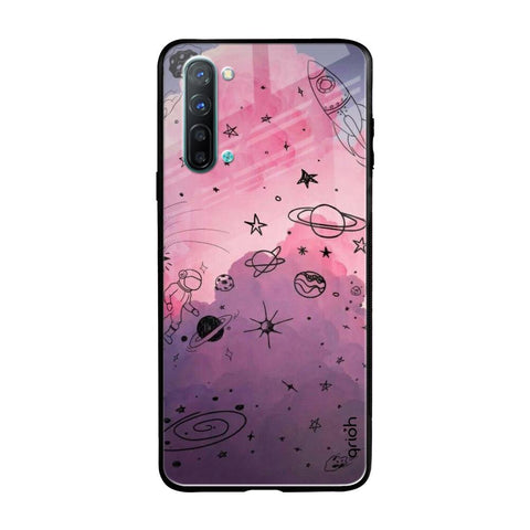 Space Doodles Oppo Reno 3 Glass Back Cover Online