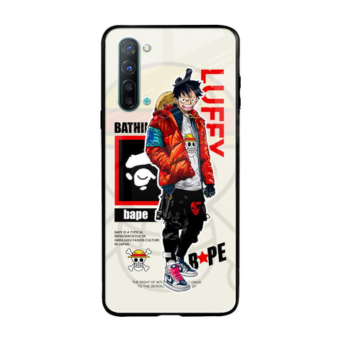 Bape Luffy Oppo Reno 3 Glass Back Cover Online