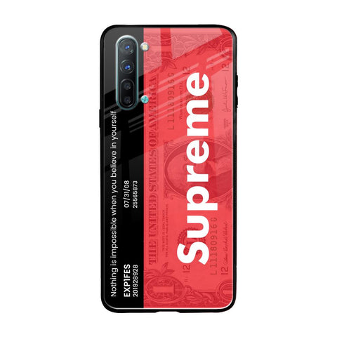 Supreme Ticket Oppo Reno 3 Glass Back Cover Online