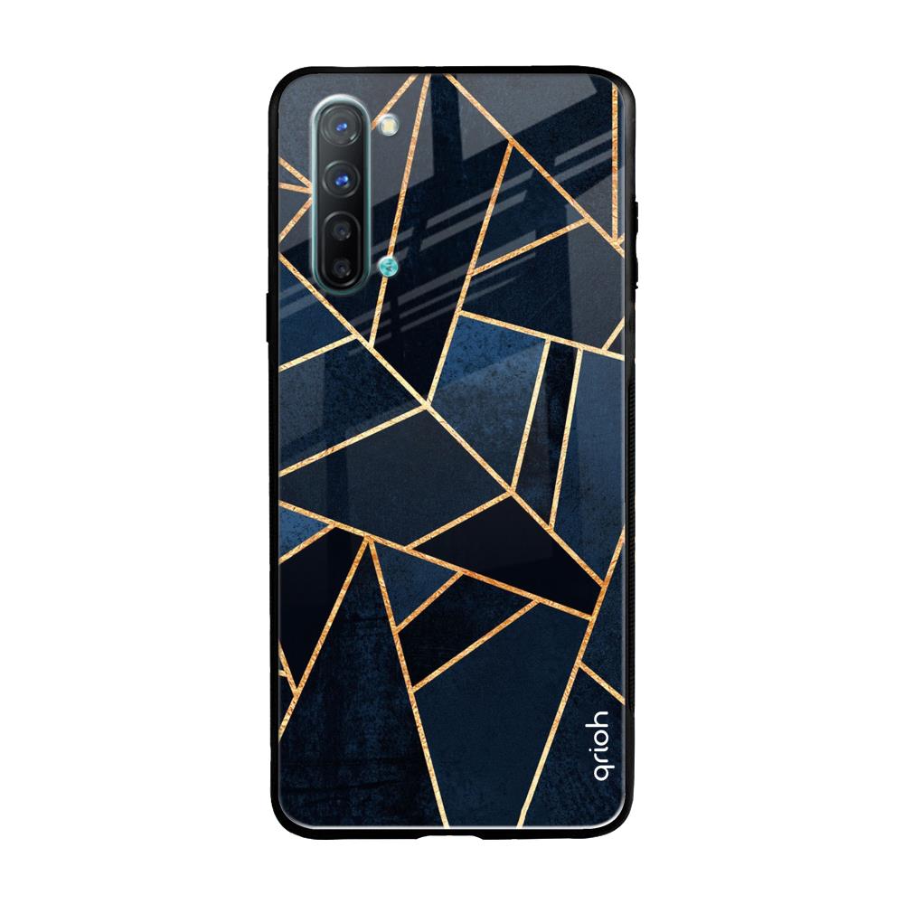 Abstract Tiles Oppo Reno 3 Glass Back Cover Online