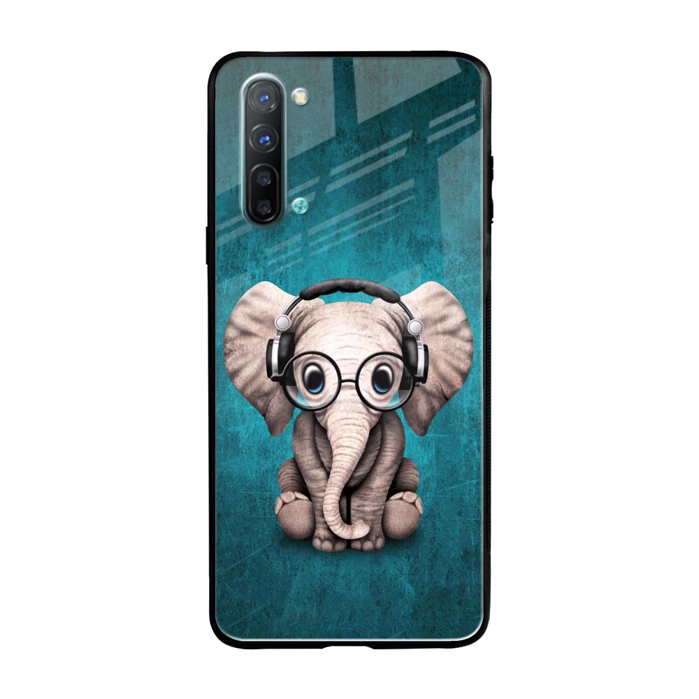 Adorable Baby Elephant Oppo Reno 3 Glass Back Cover Online