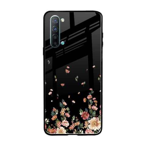 Floating Floral Print Oppo Reno 3 Glass Back Cover Online