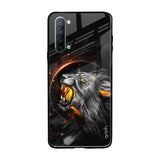 Aggressive Lion Oppo Reno 3 Glass Back Cover Online