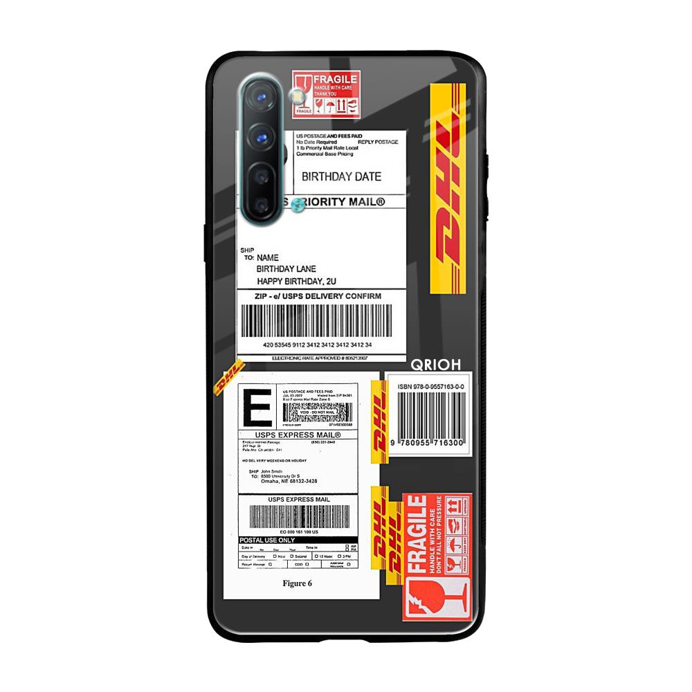 Cool Barcode Label Oppo Reno 3 Glass Back Cover Online