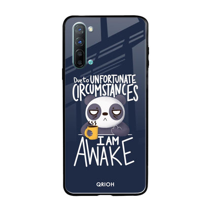 Struggling Panda Oppo Reno 3 Glass Back Cover Online