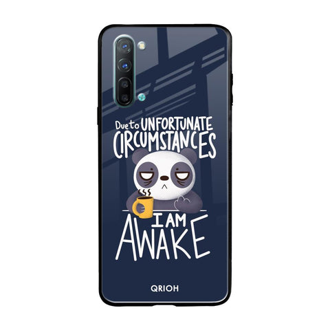 Struggling Panda Oppo Reno 3 Glass Back Cover Online