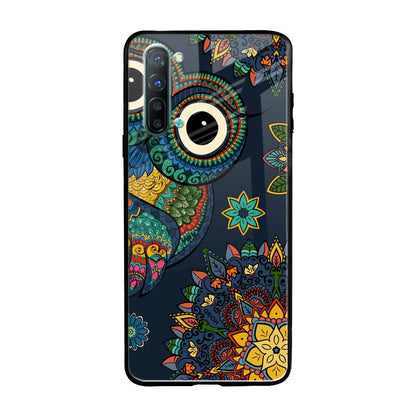 Owl Art Oppo Reno 3 Glass Back Cover Online