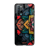 Retro Gorgeous Flower Oppo Reno 3 Glass Back Cover Online