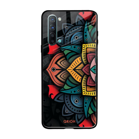 Retro Gorgeous Flower Oppo Reno 3 Glass Back Cover Online