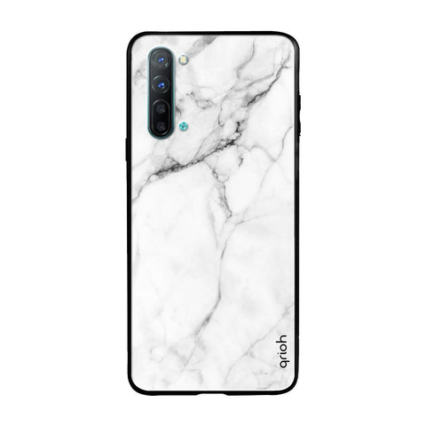 Modern White Marble Oppo Reno 3 Glass Back Cover Online