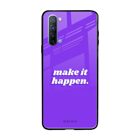 Make it Happen Oppo Reno 3 Glass Back Cover Online