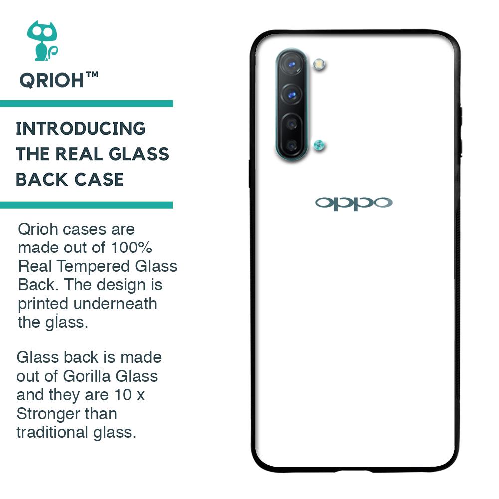 Arctic White Glass Case for Oppo Reno3