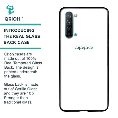 Arctic White Glass Case for Oppo Reno3