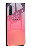 Sunset Orange Glass Case for Oppo Reno3
